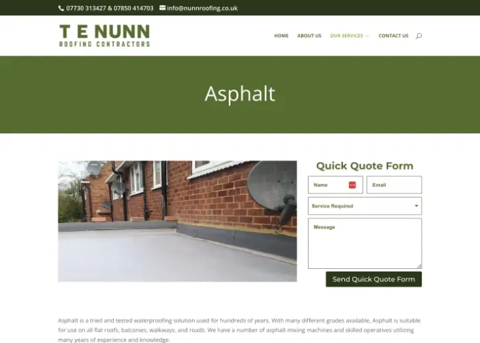 Asphalt Services - Nunn Roofing